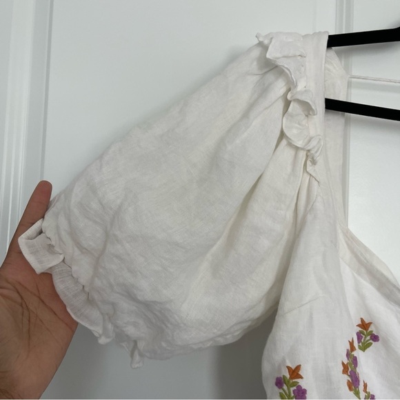 MAJORELLE Wesley Crop Top in Ivory Daydream - Picture 5 of 12